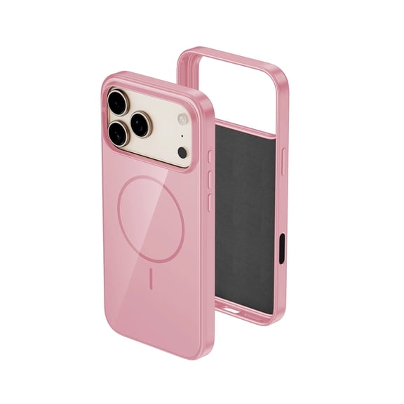 Sturdy Silicone Case with Magsafe for iPhone 17 Pro Max - Pink