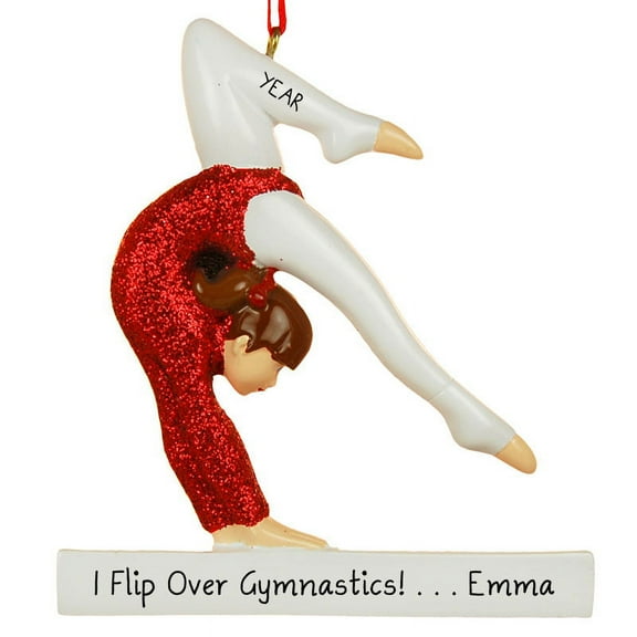 Gymnast Personalized Christmas Ornament , Sport Christmas Ornament, Christmas Decoration for Tree, Christmas Tree Ornament
