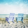 thumbnail image 2 of Villa, Mlli 15x15 White Modern Wood Framed Museum Art Print Titled - Lets Sit On The Beach, 2 of 4