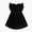 WeeBloom597-Black, variant on Weebloom Girl Dresses Lace Hollow Out Summer Dress Sleeveless Party Gown With Flutter Sleeves Toddler Kids Black Girls Sundress