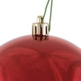 thumbnail image 4 of Christmas Ornament Ball, Red Shiny Finish, Shatterproof Plastic, UV Resistant, Holiday Christmas Tree Decoration, 6 Pack, 1.6 inch, 4 of 8