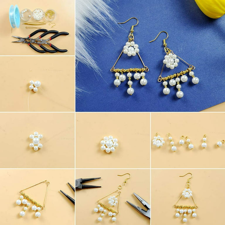 2720Pcs Jewelry Finding Supplies Kit with Fish Earring Hooks, Head