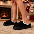 thumbnail image 4 of BERANMEY Cozy Platform Fuzzy Slippers for Women and Men Short Ankle Slippers with Anti-Slip Sole Lined with Warm Furry Perfect for Indoor & Outdoor Use, 4 of 8