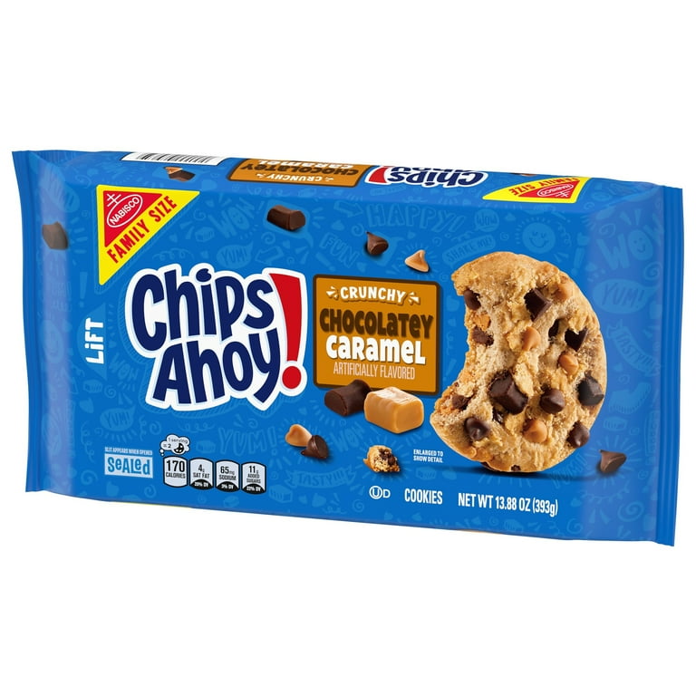 CHIPS AHOY! Crunchy Fudgy Chocolate Caramel Chocolate Chip Cookies
