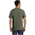 thumbnail image 4 of Fanxing T Shirts for Men Big And Tall Big and Tall T-Shirts Men's T Shirts Short Sleeve Soft Crew Neck Tee Shirts Casual Summer Basic Tops Army Green,S, 4 of 7