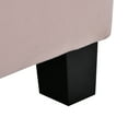 thumbnail image 6 of Flip Top Storage Ottoman Bench with Button Tufted Top, Rectangular Upholstered Footstool with Rubber Wood Legs Polyester Fabric Toy Chest Bedside Accent Sofa for Living Room Entryway Hallway Bedroom, 6 of 7