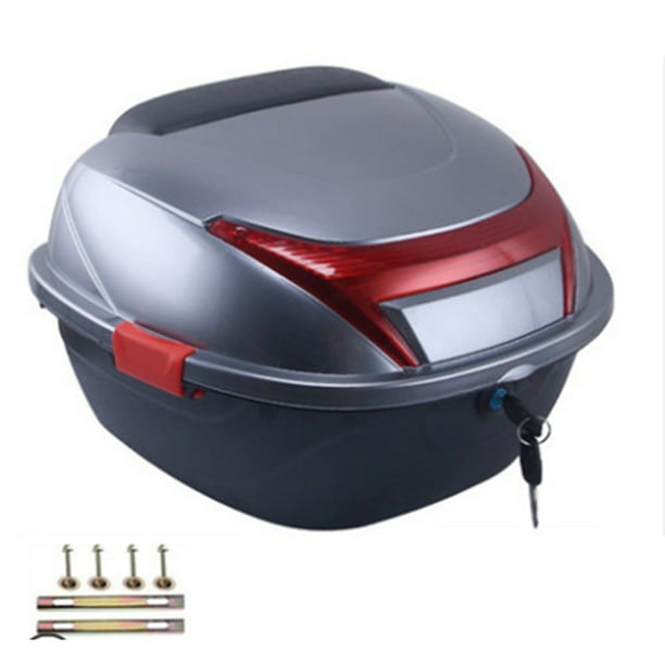 Caja trasera para motocicleta, caja trasera para casco, almacenamiento de equipaje, caja trasera construida para precisión Jadeshay A