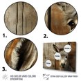 thumbnail image 3 of Designart "Charming Donkey Portrait in Wood" Animals Framed Wall Art Decor - Modern Farmhouse Grey Donkey Entryway Framed Wall Art, 3 of 6