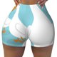 thumbnail image 2 of Fotbe Three White Geese Shorts Sin Costuras – Shorts Deportivos de Cintura Alta para Mujer, Elásticos para Gimnasio, Yoga, Running o Ciclismo-Medium, 2 of 8