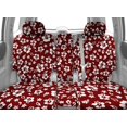 thumbnail image 2 of CalTrend Center 40/20/40 Split Bench NeoSupreme Seat Covers for 2021-2022 Toyota Sienna - TY587-32NA Hawaii Red Insert and Trim, 2 of 3