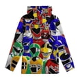 thumbnail image 4 of Power Rangers Youth Hoodies Boys Girls 3D Printed Sweatshirt Fall Winter Clothes Long Sleeves Pullover Sweater M, 4 of 6