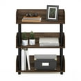 thumbnail image 5 of Furinno Turn-N-Tube 3-Tier Freestanding Multipurposes Display Rack in Walnut, 5 of 5