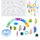 thumbnail image 1 of Kearding DIY plumas campanas eólicas cristal resina viento carillón moldes superficie lisa fácil de desmoldar reutilizar pegamento caer molde Cocina y Comedor Kearding HA060549-00, 1 of 6