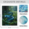 thumbnail image 3 of Diamond Art Kits for Adults - 5d Blue Serpent Forest Abundance Diamond Painting for Adults, Diamond Art for Adults Beginners, Diamond Painting Kits for Adults for Home Wall Decor, 3 of 7