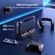 thumbnail image 4 of Ventilador de refrigeración para Nintendo Switch 2 Dock con doble ventilador, 3 velocidades ajustables, modos de luz RGB, 6 ranuras para tarjetas de juego, 3 puertos USB y base de disipación de calor, 4 of 8