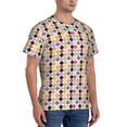 thumbnail image 5 of Rocae Polka Dot for Men's Moisture-Wicking Crew Tee - T-Shirt for Sports, Outdoor Activities, and Casual WearXX-Large, 5 of 9