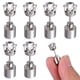 thumbnail image 1 of 7 pendientes de acero inoxidable con luz LED, brillantes y parpadeantes, para fiestas de baile, accesorios unisex., 1 of 6
