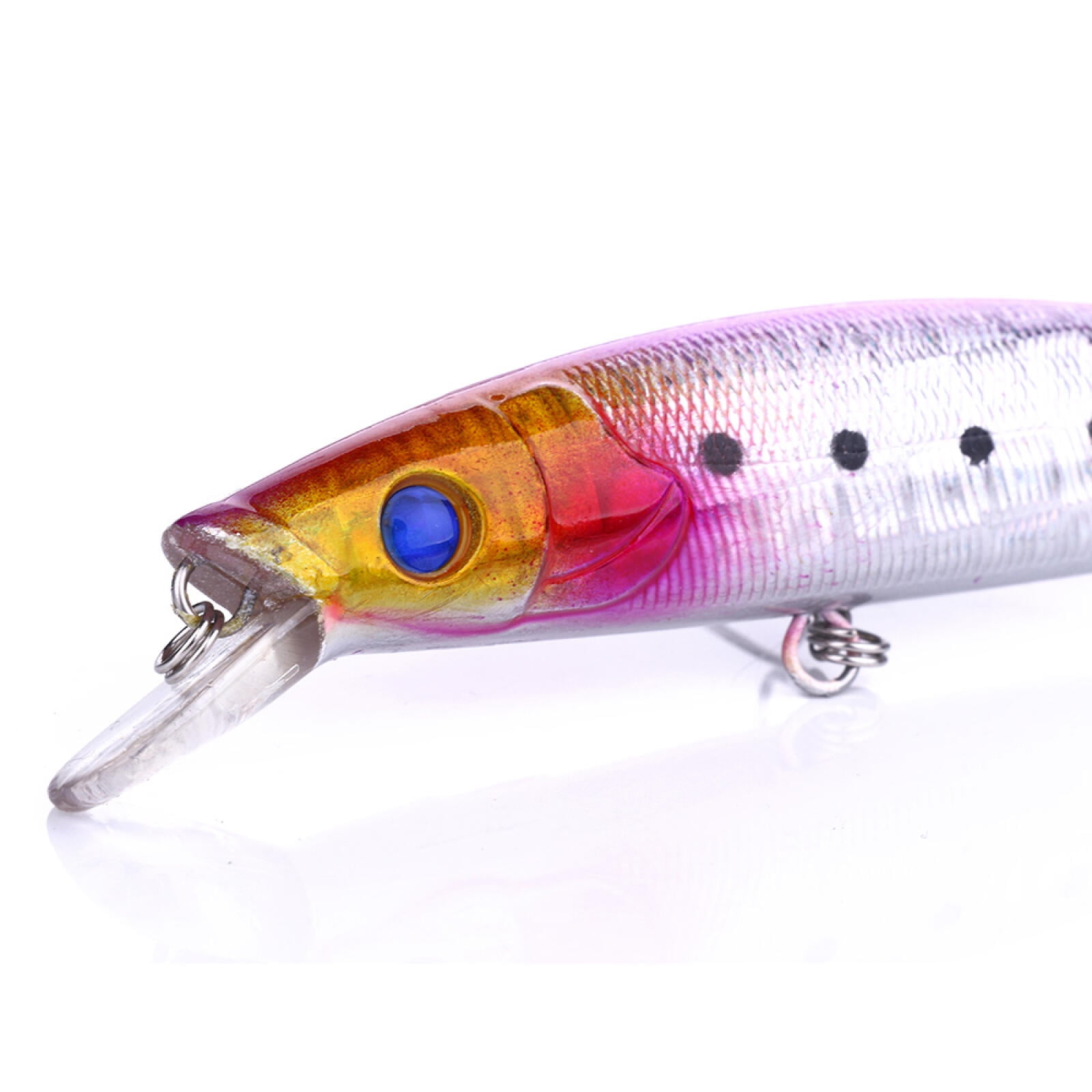 HENGJIA Fishing Lures Multi Jointed Fish Fishing Kits Slow Sinking Lifelike Swimbait Freshwater and Saltwater for Trout Bass Lures,5pcs, 5.51"/0.71oz