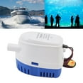 thumbnail image 4 of Submersible Boat Bilge Water Auto Bilge Pump, Mini Auto Bilge Pump Micro Submersible Pump Electric DC Water Pump with Float Switch for Ponds Boat Caravan RV Submersible#1, 4 of 7