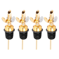 thumbnail image 3 of Weighted Stainless Steel Pourers, Auto Flip Olive Oil Dispenser Spout, Balsamic Vinegar Pour Spouts 4Pcs, 3 of 8