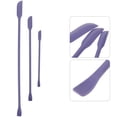 thumbnail image 2 of Miangastore Silicone Spatulas Violet 3Pcs 5.9x0.4x0.2in Compact Design, 2 of 8
