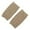 Brown, variant on Forearm and Elbow Support Sleeve Protective Sports Band Concealer Pads for