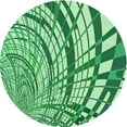 thumbnail image 1 of Ahgly Tapis Rond Lavable en Machine Intérieur Transitionnel Vert Algue, 4 Pieds Rond, 1 of 7