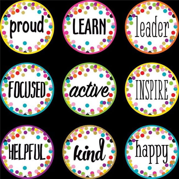 Confetti Positive Words Mini Accents [TCR8732]