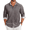 Dark Grey, variant on Mens Casual Shirts Long Sleeve Button Down Shirt Untucked Dress Shirts for Men