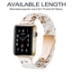thumbnail image 5 of Compatible con Apple Watch Strap 38-40 mm / 42-44 mm Series 5/4/3/2/1, accesorio de correa de reloj de reemplazo de correa de resina delgada Ormromra 2033262-12, 5 of 9