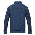 thumbnail image 5 of LZLER Mens Fleece Jean Jacket Winter Lined Sherpa Denim Jacket, 5 of 6
