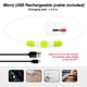 thumbnail image 5 of Collar LED para perros Dlitk, multicolor, recargable por USB, 70 cm, 5 of 6