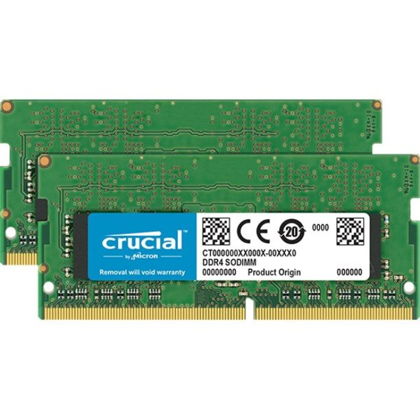 32GB (2x16GB) DDR4 2666MHz SDRAM 260pin Non-ECC SoDIMM Memory Kit -