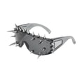 thumbnail image 4 of Gafas de sol de club novedosas perfecl Gafas de baile para cosplay 25 Remache Gris, 4 of 8