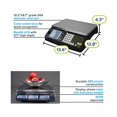 thumbnail image 2 of Adam Equipment RAV 30Da Raven Price Computing Retail Scale 30 lbs - 15 kg Capacity, 2 of 2