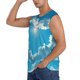 thumbnail image 3 of Balery Heart Shaped Cloud Camisetas sin mangas para hombre, absorbe la humedad y protege contra el mal olor.-Small, 3 of 7