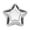 Silver, variant on PEIBang Christmas Star Shaped Paper Plates Disposable Party Tableware for Birthday Holiday Decoration 10-Pack