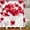 G, variant on Valentine''s Day Shower Curtain, Romantic Red Hearts Valentines Day Shower Curtain Bathroom Decor, Red Rose Flowers Valentines Shower Curtain Waterproof Fabric Shower Curtain with Hooks