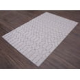 thumbnail image 3 of Geometric Rug - 5 ft. 3 in. x 7 ft. 6 in., Dove, Indoor/Outdoor Flat Woven Area Rug with Diamond Pattern, Stain Resistant, Waterproof Rug | Stylish Area Rugs, 3 of 8