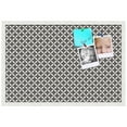 thumbnail image 2 of PinPix ArtToFrames 28x18 Custom Cork Bulletin Board    Poster Board Has a Fabric Style Canvas Finish, Framed in Satin White Frame (PinPix-236), 2 of 5