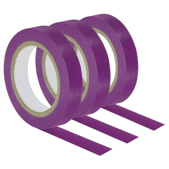 Unique Bargains Ruban de Finition pour Adhérence de Raquette de Tennis 32,8 Pi, Badminton, Violet, Lot de 3