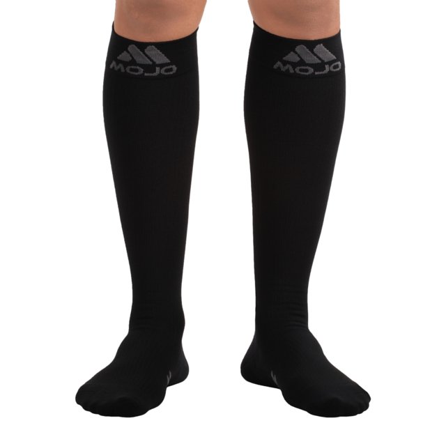 Unisex Compression Stockings for Swelling, Edema, Post Surgery Black