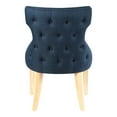 thumbnail image 5 of Furniture of America Taryn Upholstered Wood Dark Blue Side Chairs (Set of 2), 5 of 9