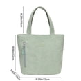 thumbnail image 3 of Gumesh Women Corduroy Tote Bag, Large Shoulder Hobo Bags Casual Handbags Big Capacity Shopping Work Bag, 3 of 6