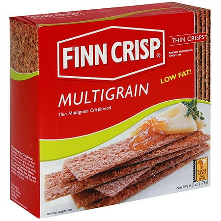 Finn Crisp Thin Multigrain Crispbread, 6.2 oz (Pack of 9)