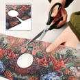 thumbnail image 6 of Yayeee Faucet Mat for Kitchen Sink 14.7" Diatomite Long Splash Guard Pad, Red Vibrant Flowers, 6 of 7