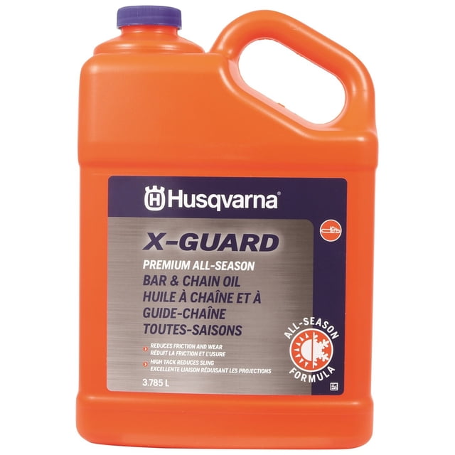 Aceite para barras y cadenas Husqvarna X-Guard Premium para todas las estaciones, 3,78 litros