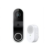 Kasa Smart Video Doorbell Camera Wired with Chime, 3MP 2K Resolution, Person Detection, 2-Way Audio, Real-Time Notification, Cloud & SD Card Storage, Alexa & Google Assistant Compatible (KD110)