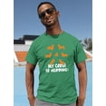 thumbnail image 2 of My Corgi Is Herding! T-Shirt Men -Image by Shutterstock, Male Large, 2 of 4