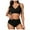 C917/Black, variant on XIYON Womens Tankini Set Waisted Swimsuits For Women Scalloped Bikini Sets Back Lace Up Tankini Sets Bathing Suit 2026
